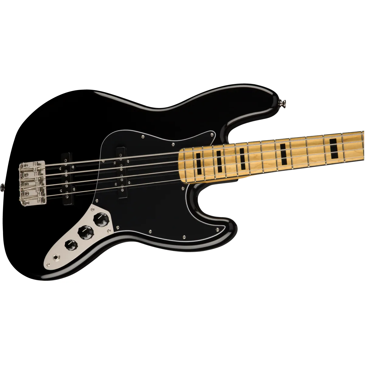 Squier Squier Classic Vibe '70s Jazz Bass Maple Fingerboard Black - zdjecie 4