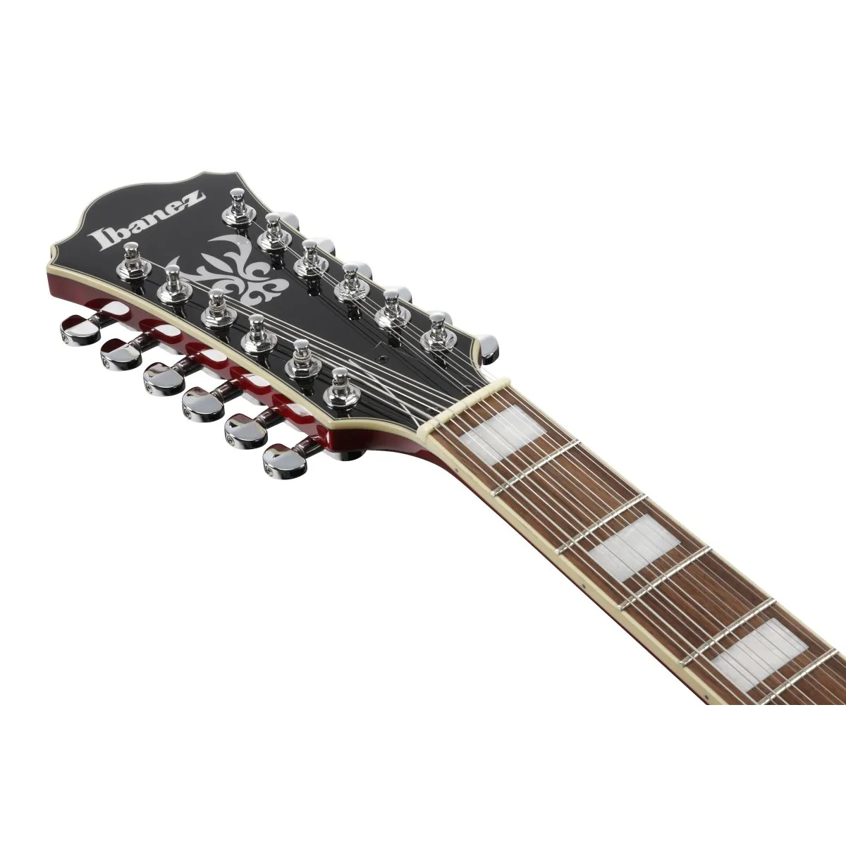 IBANEZ Ibanez AS7312-TCD Transparent Cherry Red Gitara Semi-Hollow Body 12-sto strunowa - zdjecie 6