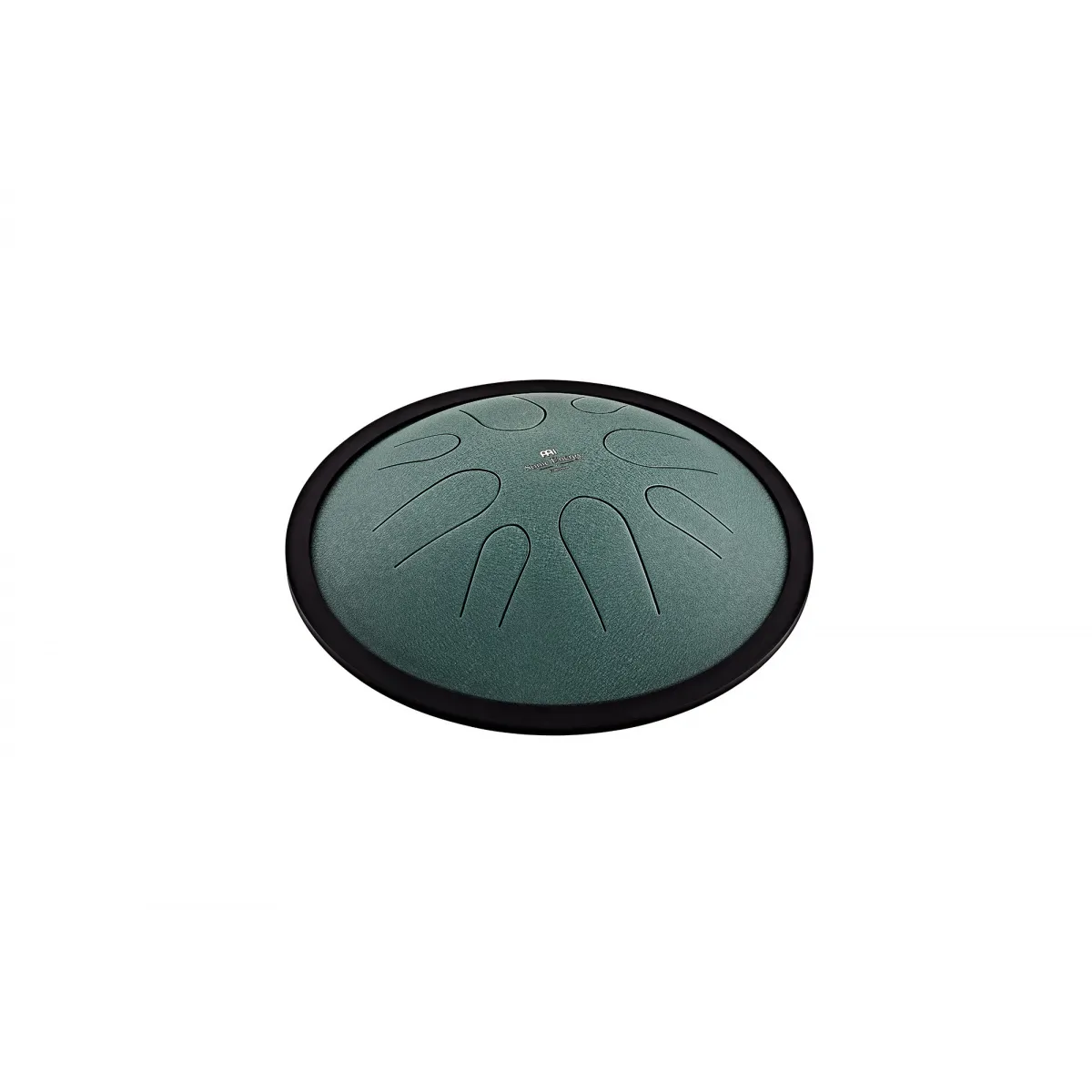 Meinl Sonic Energy MEINL Sonic Energy 10" Compact Steel Tongue Drum, B Moll, 8 Notes, 432 Hz, Dark Green CSTD1DG