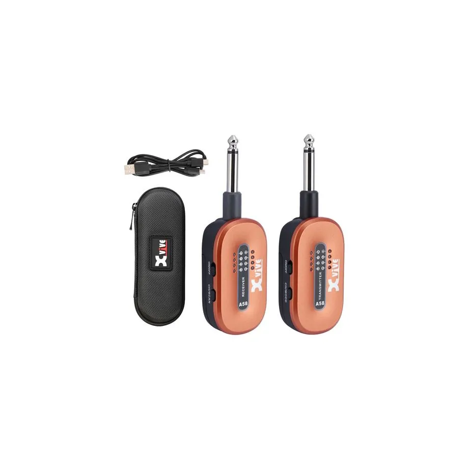 XVive XVive A58 Guitar Wireless System 5,8GHz Orange system bezprzewodowy