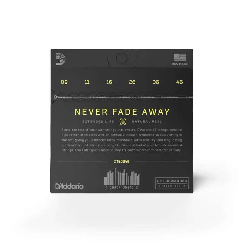 D'ADDARIO D'Addario XTE0946 9-46 struny elektryczne - zdjecie 2