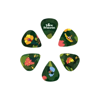 D'ADDARIO D'Addario 1CWH4-11B2 Beatles Yellow Submarine 55th Anniversary Pepperland Woods Medium 0,7mm puszka kostek 15szt - zdjecie 2