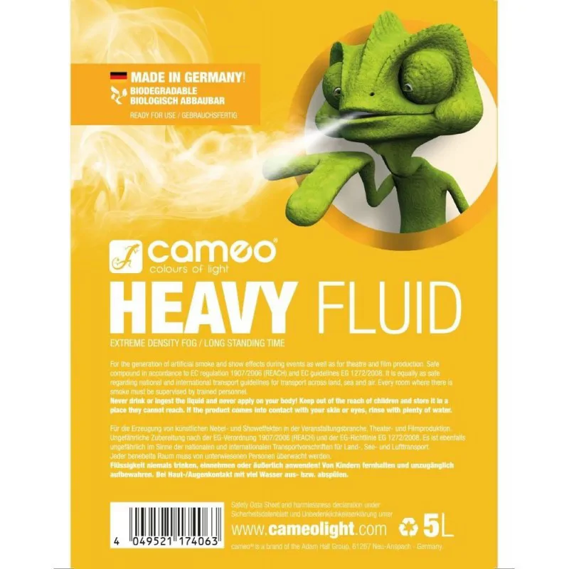 Cameo Cameo HEAVY FLUID 5L płyn do dymiarki - zdjecie 2