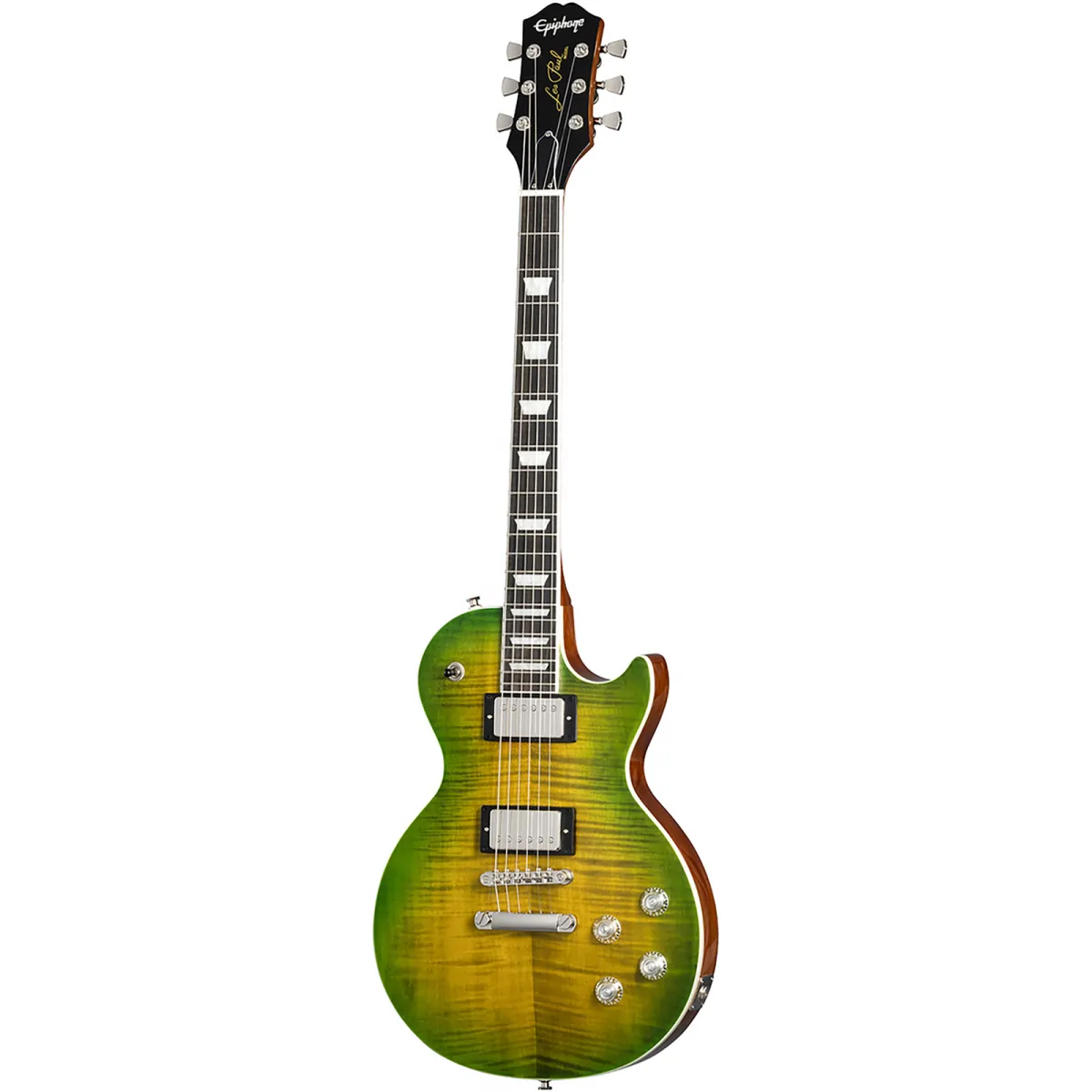 EPIPHONE Epiphone Les Paul Modern Figured - (Incl. Premium Gig Bag) Iguana Burst gitara elektryczna