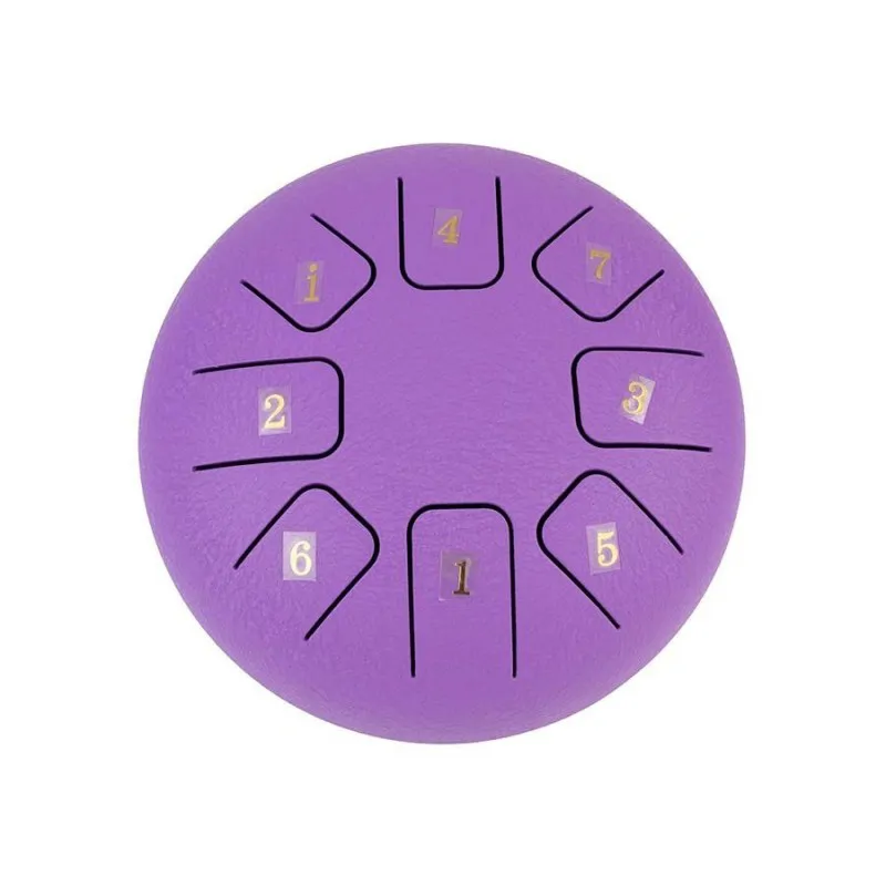 HAYMAN Hayman HTD0608/PU steel tongue drum fioletowy