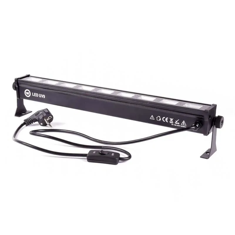 LIGHT4ME LIGHT4ME LED BAR UV 9 + WHITE listwa belka LED 9x3W ultrafiolet + biały - zdjecie 6