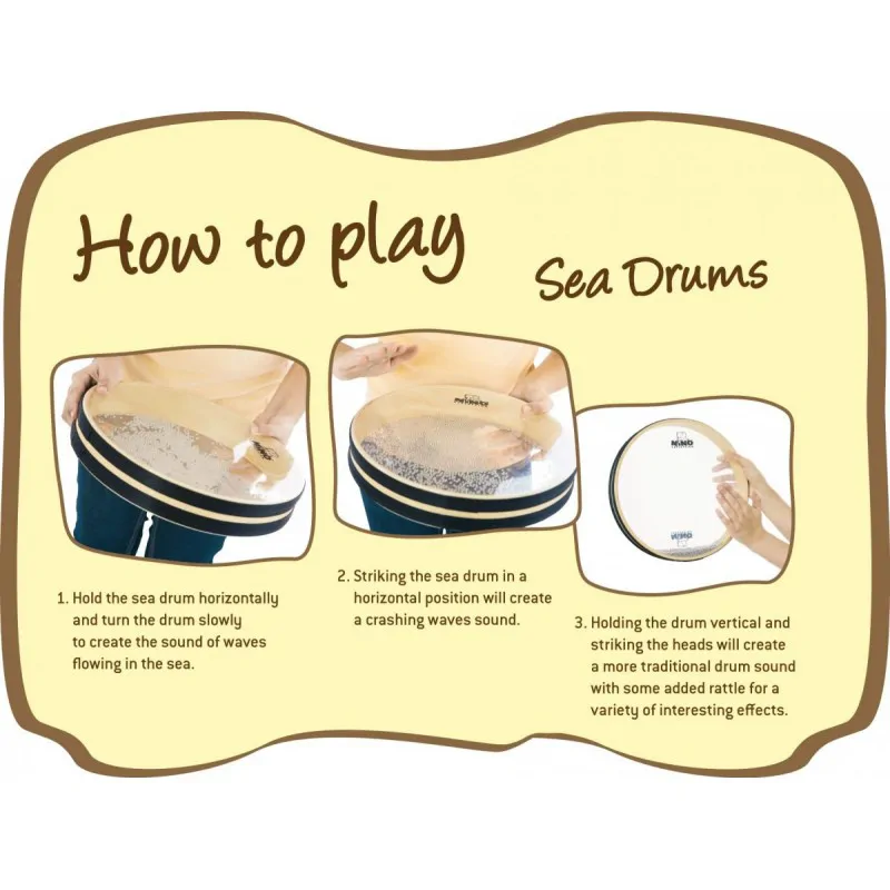 NINO NINO44 sea drum szum morza 8" - zdjecie 2