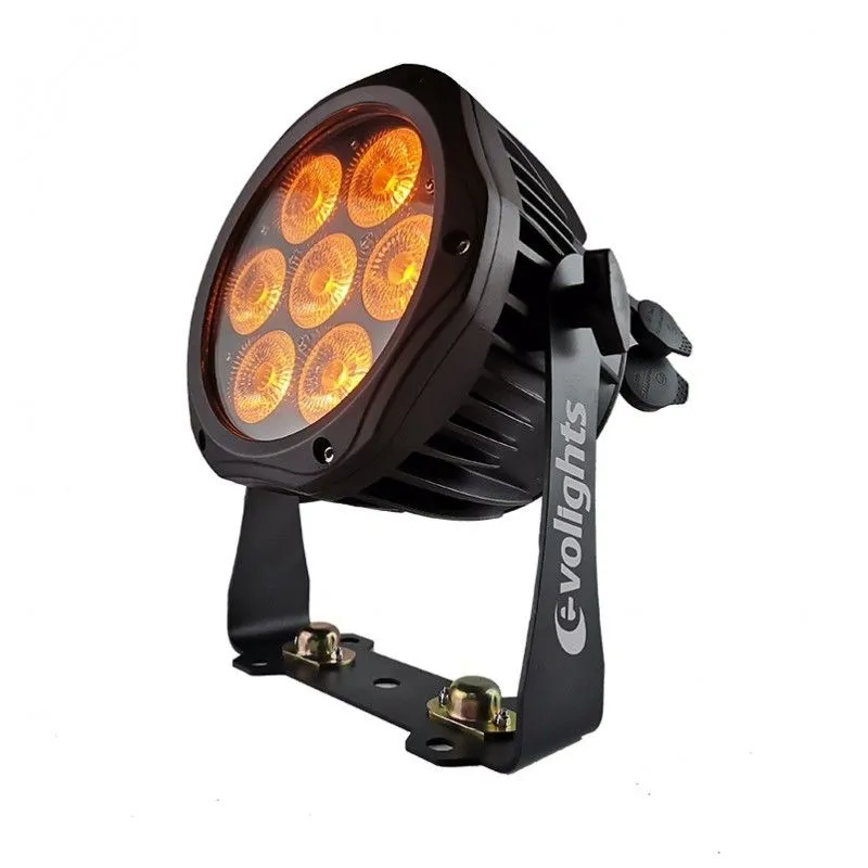 EVOLIGHTS EVOLIGHTS GLACIER 7 LED PAR 7x10W RGBWA-UV IP65 oświetlenie sceniczne zewnętrzne