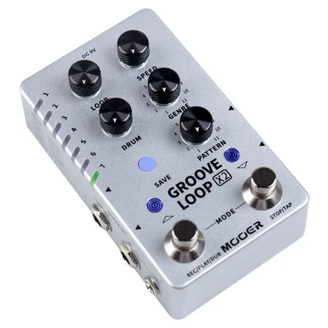 Mooer Mooer Groove Loop X2 Stereo Looper and Drum Machine - zdjecie 4