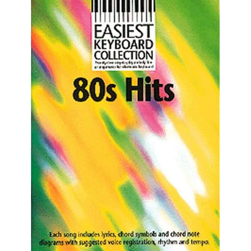 Wise Publications EASIEST KEYBOARD COLLECTION: 80S HITS