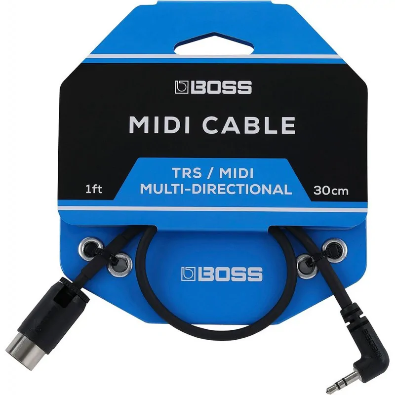 BOSS Boss BMIDI-1-35 kabel MIDI - mini jack kątowy stereo 30cm