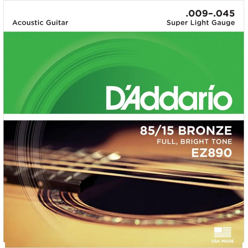 D'ADDARIO D'Addario EZ890 - 85/15 Bronze 9-45