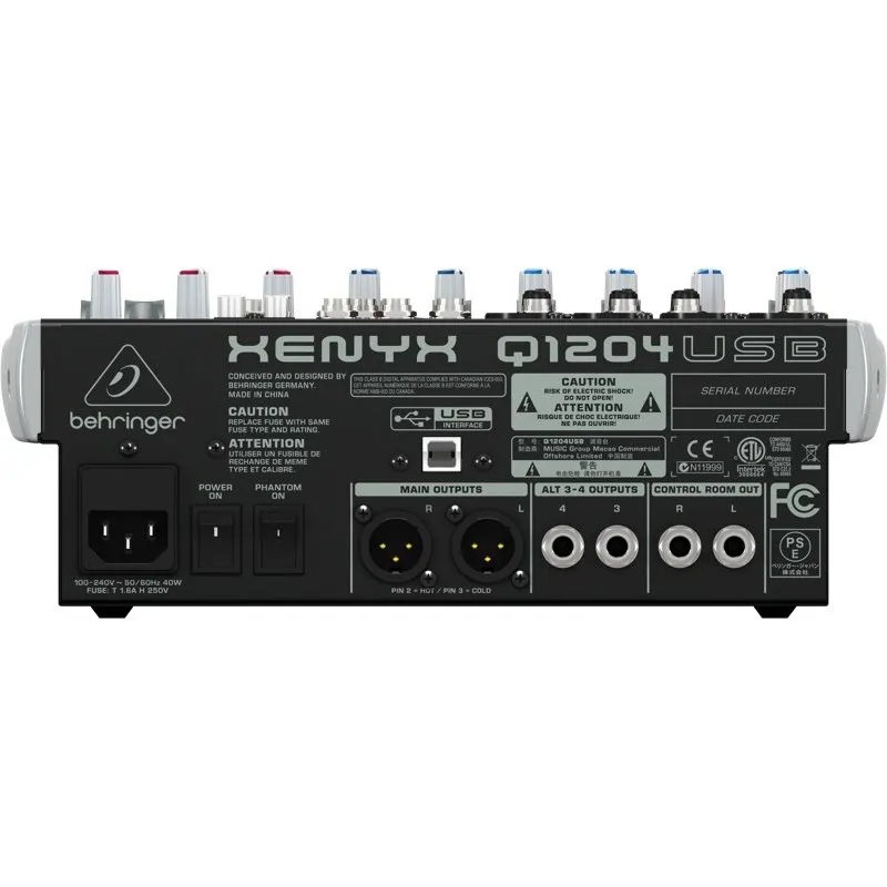 Behringer Behringer XENYX Q1204USB - zdjecie 3