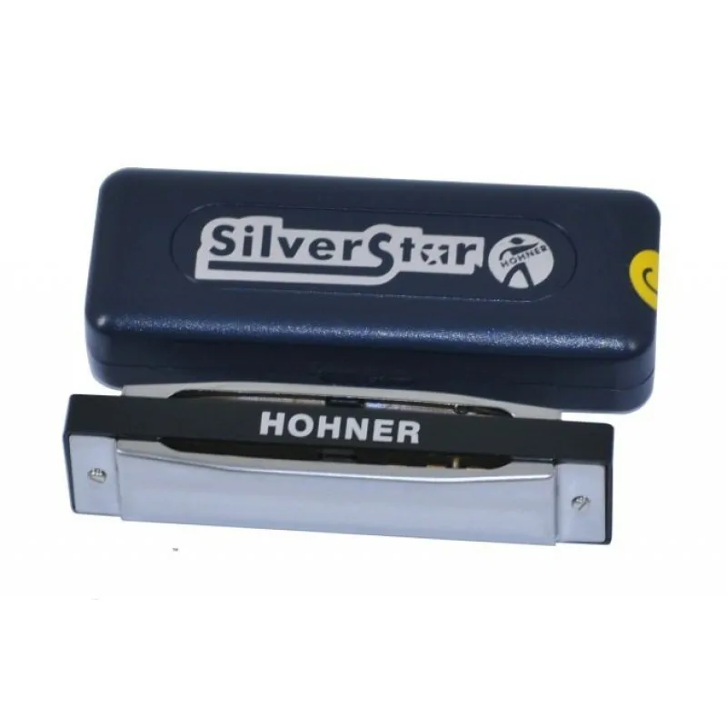 HOHNER Harmonijka ustna Hohner Silver Star - tonacja Bb - zdjecie 3