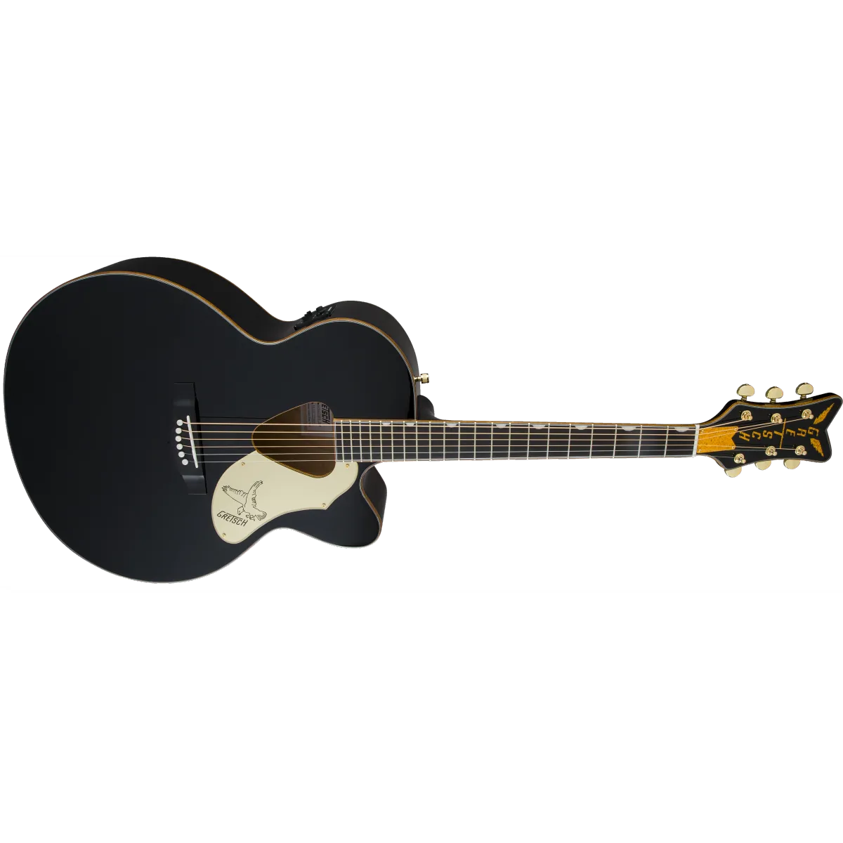 Gretsch Gretsch G5022CBFE Rancher Falcon Jumbo Cutaway Acoustic Electric Fishman Pickup System Black - zdjecie 4