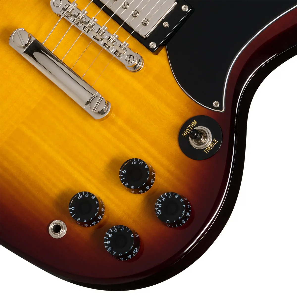 EPIPHONE Epiphone SG Tribute Plus Vintage Sunburst - zdjecie 4
