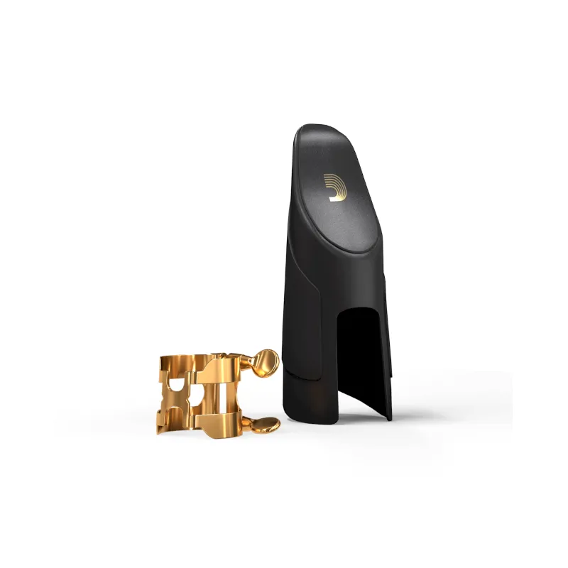 D'ADDARIO D'Addario Rico H-Ligature & Cap Tenor Baritone Saxophone Gold ligatura saksofonu tenorowego barytonowego kapturek złota
