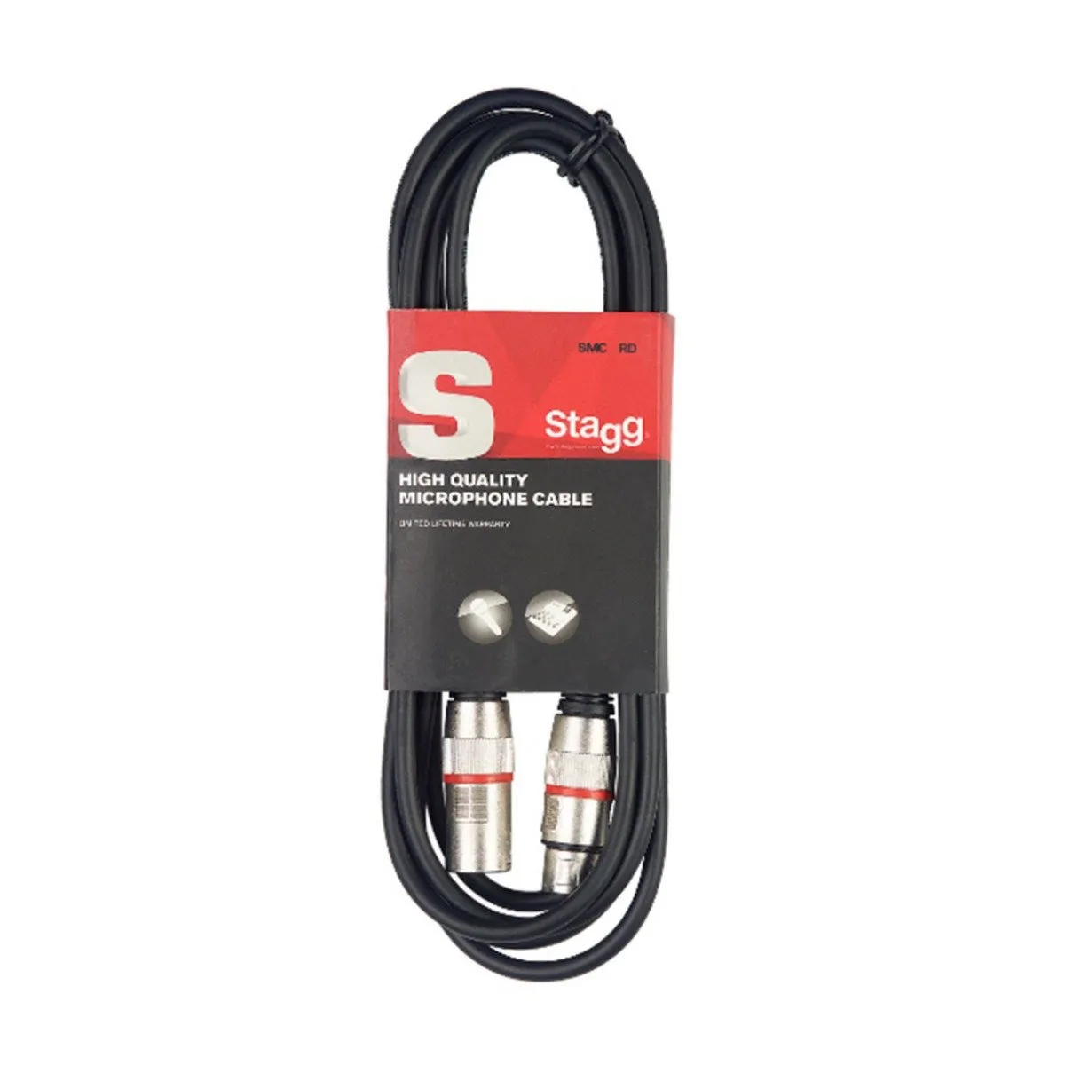 STAGG Stagg SMC1 XX RD - kabel mikrofonowy 1m