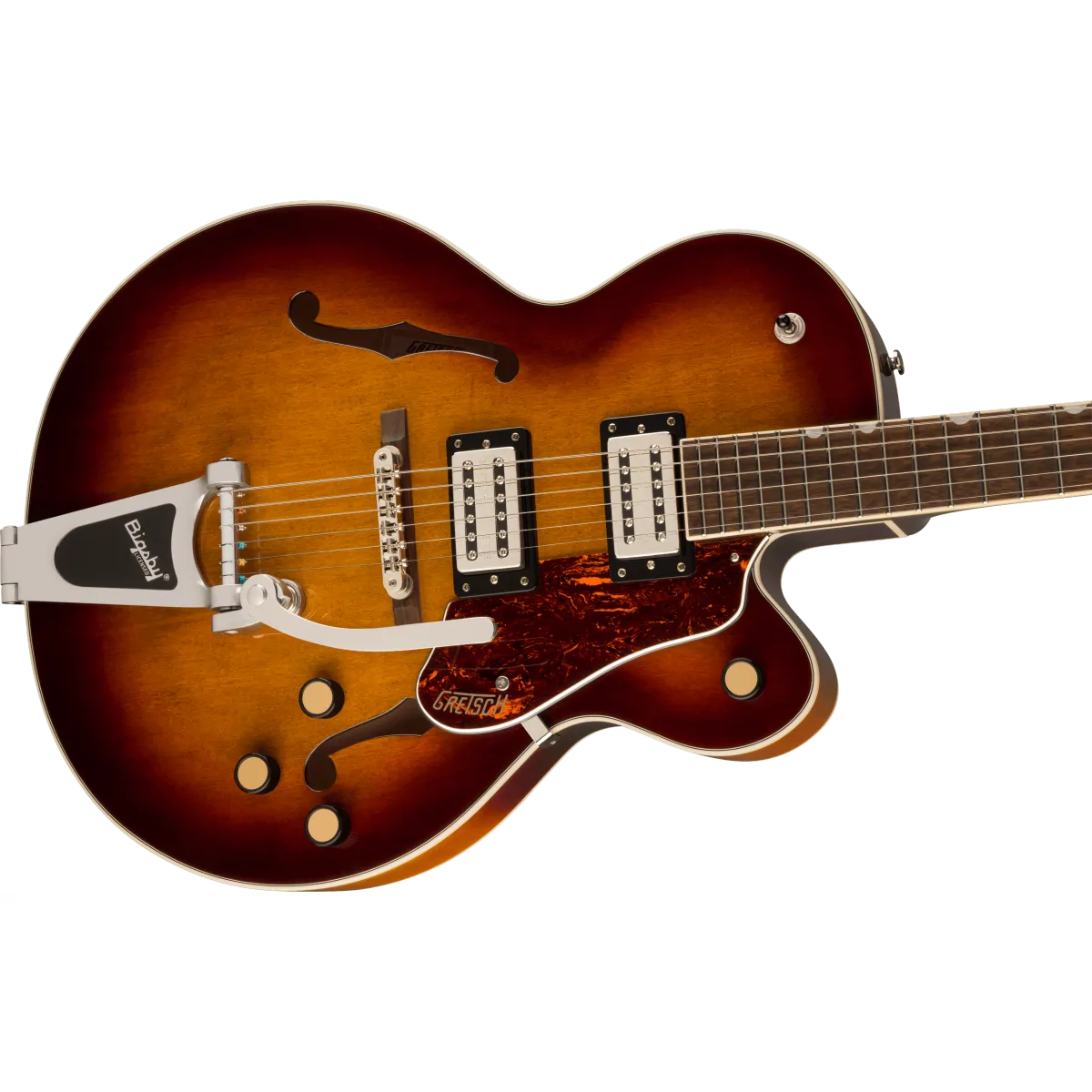 Gretsch Gretsch G2420T Streamliner Hollow Body with Bigsby Laurel Fingerboard Broad'Tron BT-3S Pickups Havana Burst - zdjecie 4