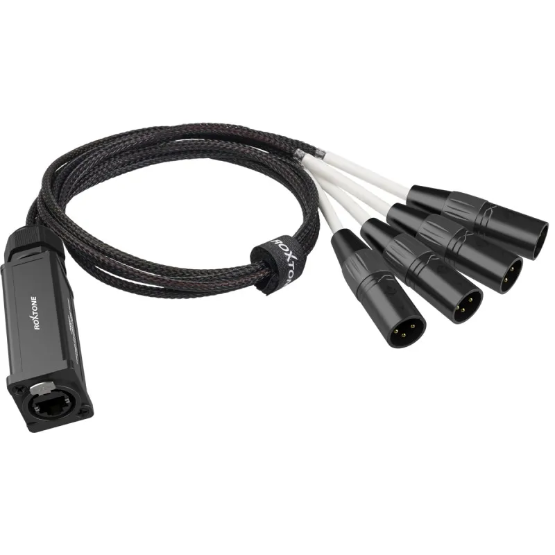 Roxtone Roxtone RJ45 CAT7 konwerter adapter DMX męski