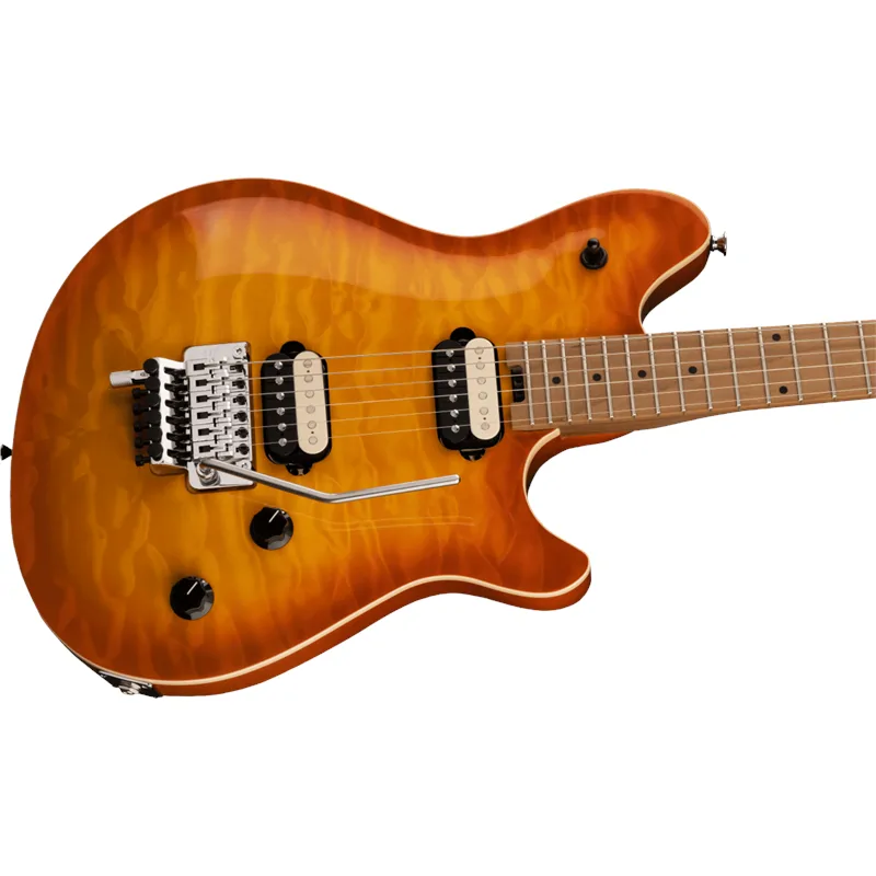 EVH Eddie Van Halen EVH Wolfgang Special QM Baked Maple Fingerboard Solar - zdjecie 4
