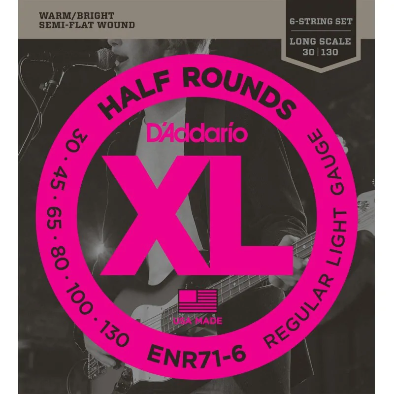 D'ADDARIO D'addario ENR71-6 struny do gitary basowej