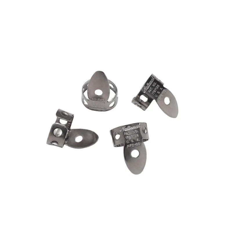 D'ADDARIO D'Addario NP2SS04 zestaw pazurków National Steel F-Pick