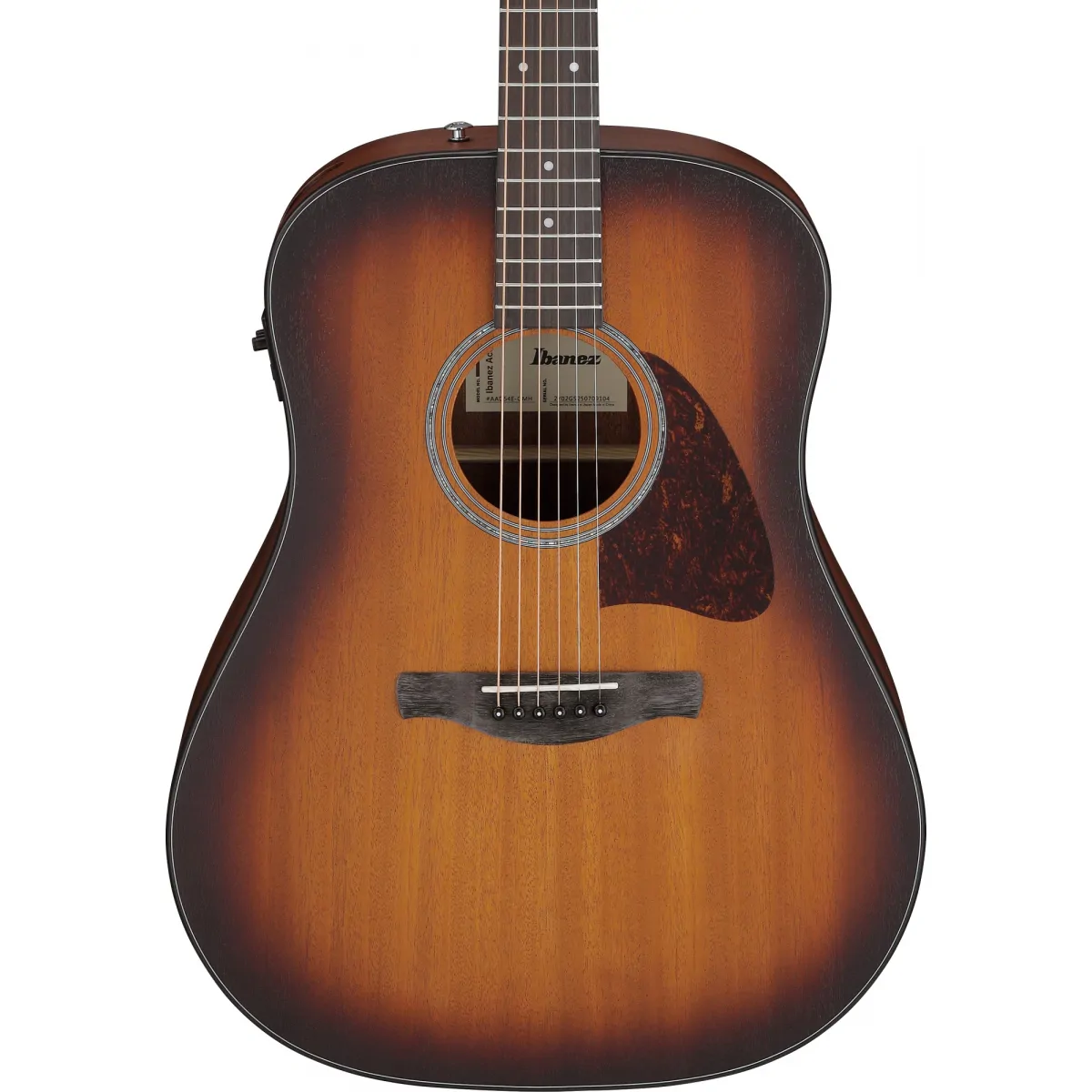 IBANEZ Ibanez AAD54E-OMH Open Pore Mahogany Sunburst gitara elektro-akustyczna - zdjecie 5