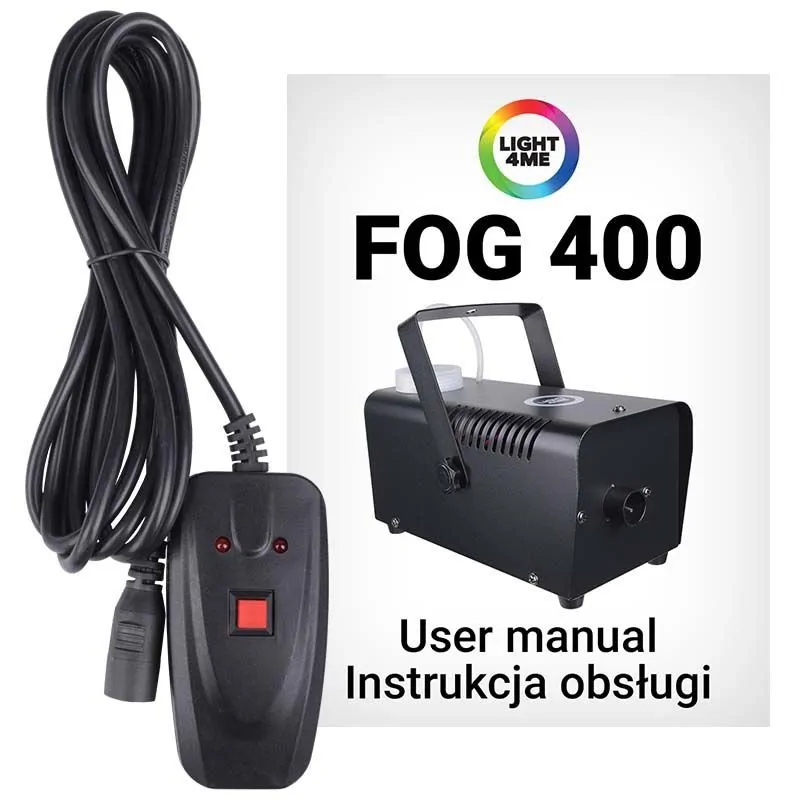 LIGHT4ME LIGHT4ME FOG 400 wytwornica dymu mgły - zdjecie 7