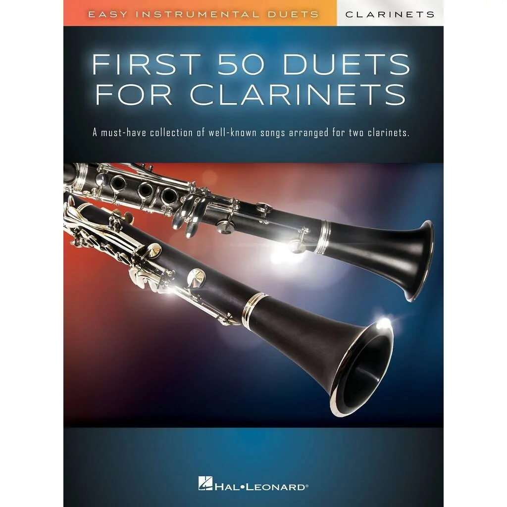 Hal Leonard First 50 Duets for 2 Clarinets