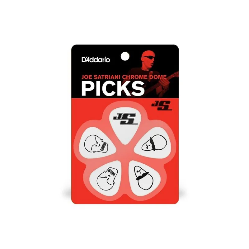 D'ADDARIO D'Addario 1CWH2-10JS Joe Satriani zestaw kostek, 10 szt Light - zdjecie 3