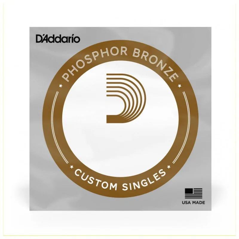 D'ADDARIO D'Addario PB053 Phosphor Bronze pojedyncza struna do gitary akustycznej .053