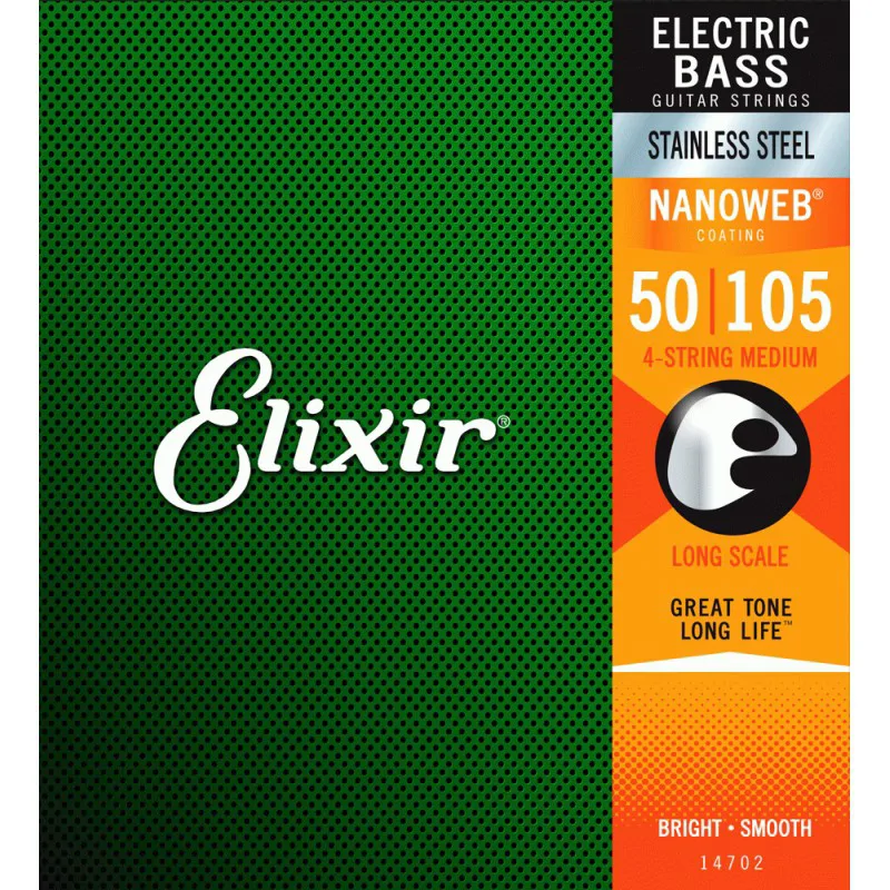 ELIXIR Elixir 14702 struny basowe stalówki 50-105
