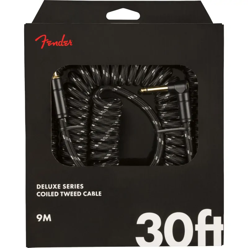 FENDER Fender 099-0823-060 Deluxe Coil 30' Black Tweed kabel 9m - zdjecie 2