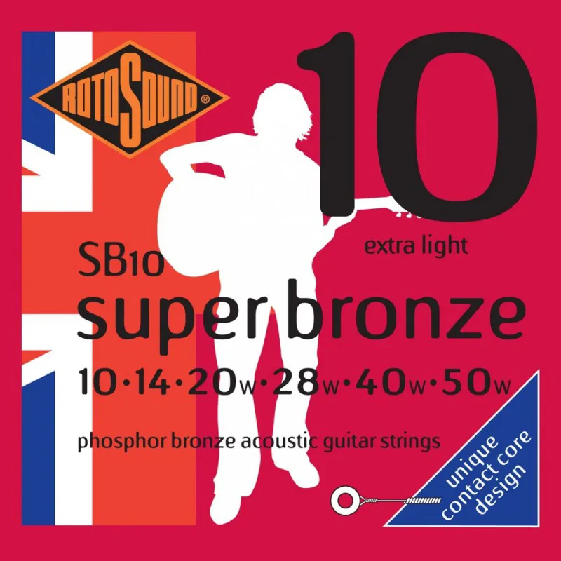 ROTOSOUND Rotosound SB 10 Super Bronze struny do akustyka 10-50