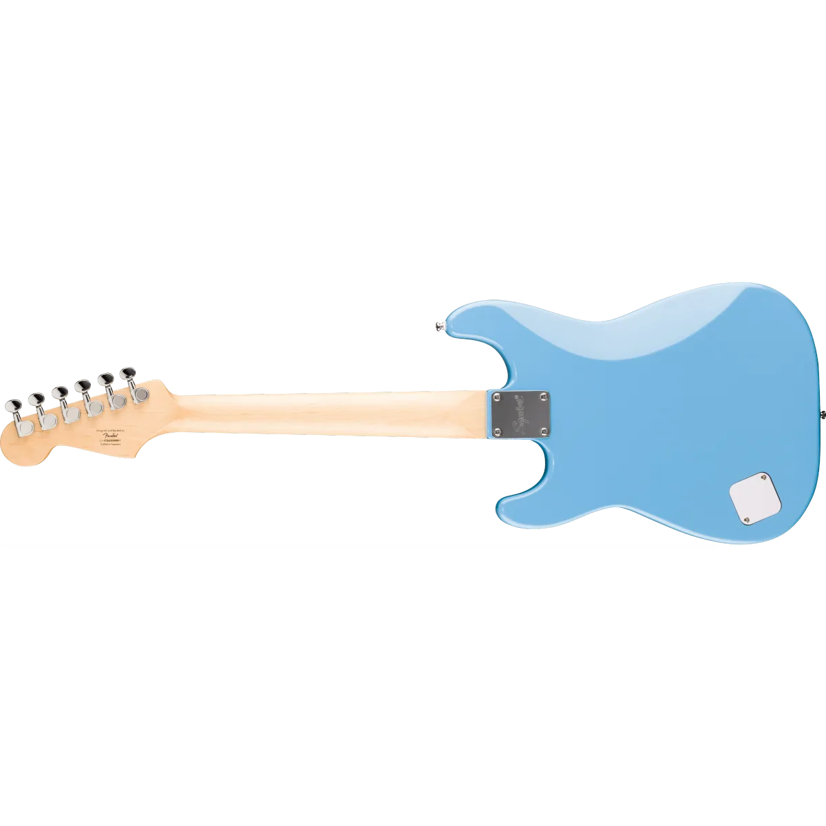 Squier Squier Mini Stratocaster Maple Fingerboard White Pickguard California Blue - zdjecie 2