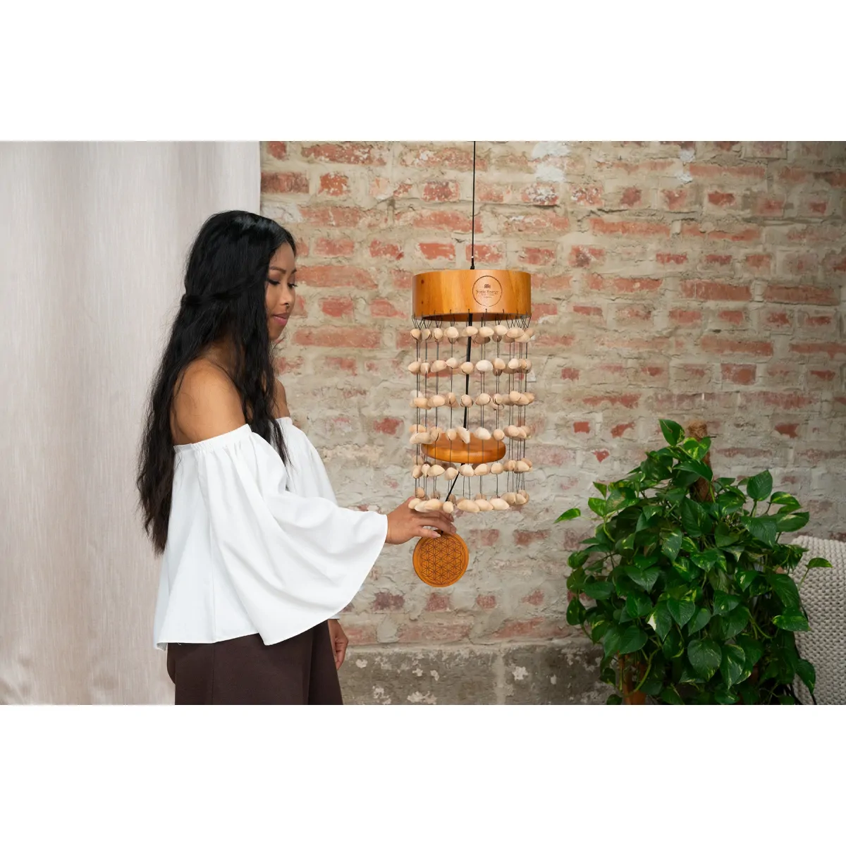 Meinl Sonic Energy MEINL SKMCHFOL Sonic Energy Kenari Meditation Chimes- Flower of Life - zdjecie 2