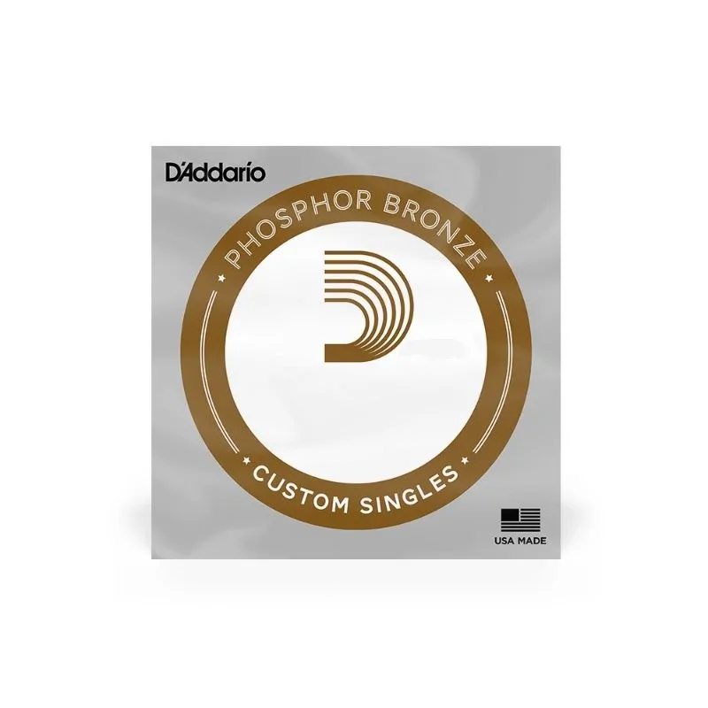 D'ADDARIO D'Addario PB049 Phosphor Bronze pojedyncza struna do gitary akustycznej .049