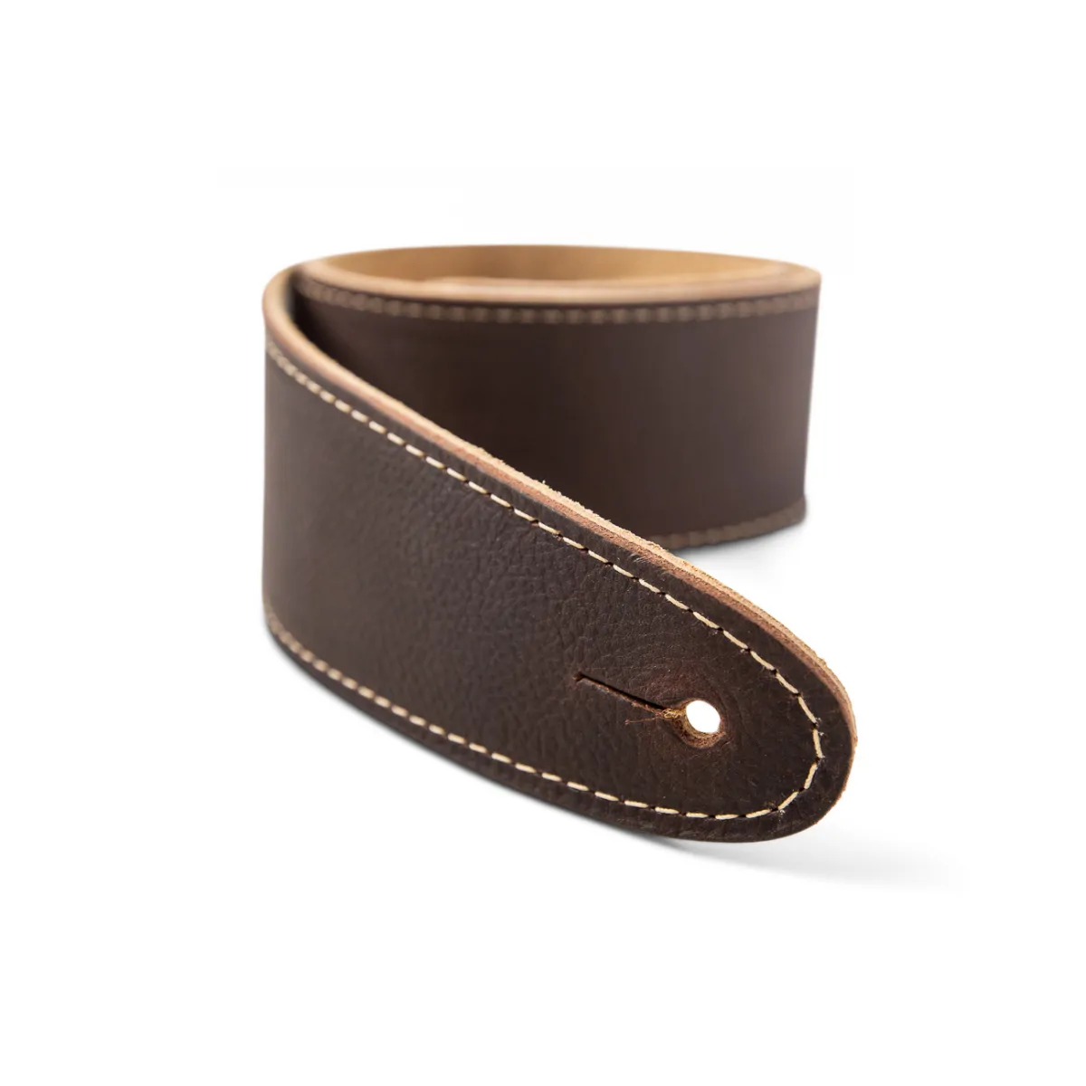 Taylor Guitars Taylor Leather Suede Back Chocolate Brown Pas do gitary - zdjecie 3