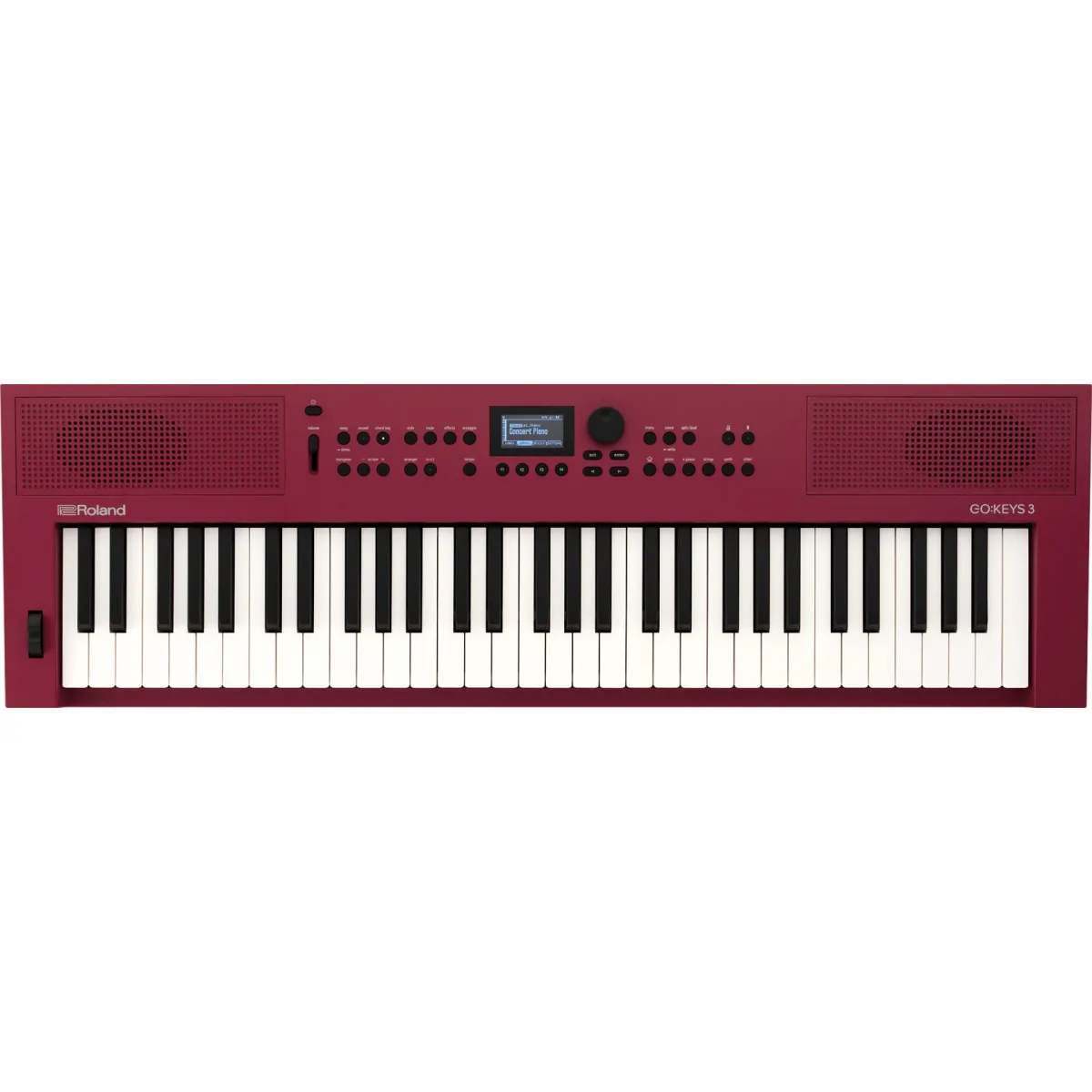 ROLAND ROLAND GO:KEYS 3 RD Dark Red - keyboard-syntezator