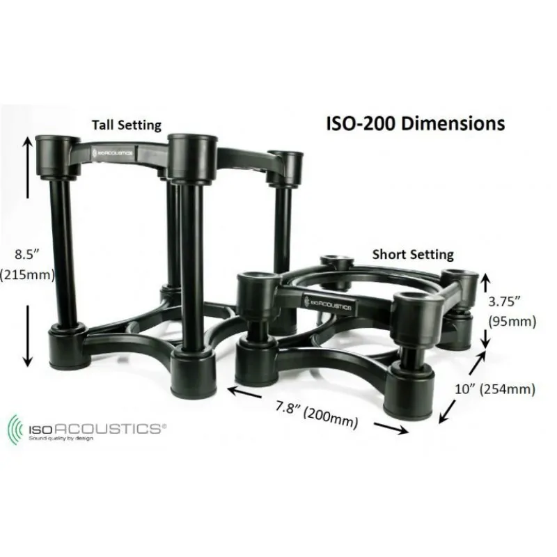 Iso Acoustics IsoAcoustics ISO-200 stojak izolator monitorów - zdjecie 4