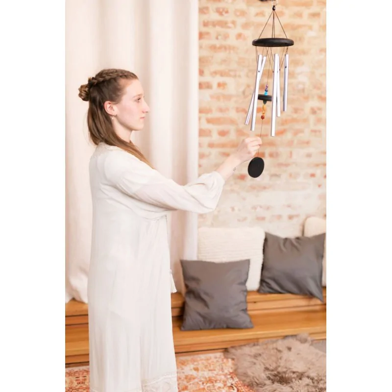 Meinl Sonic Energy MEINL Sonic Energy Chakra Meditation Chime, 25" / 64 cm, 432 Hz, Silver - zdjecie 3