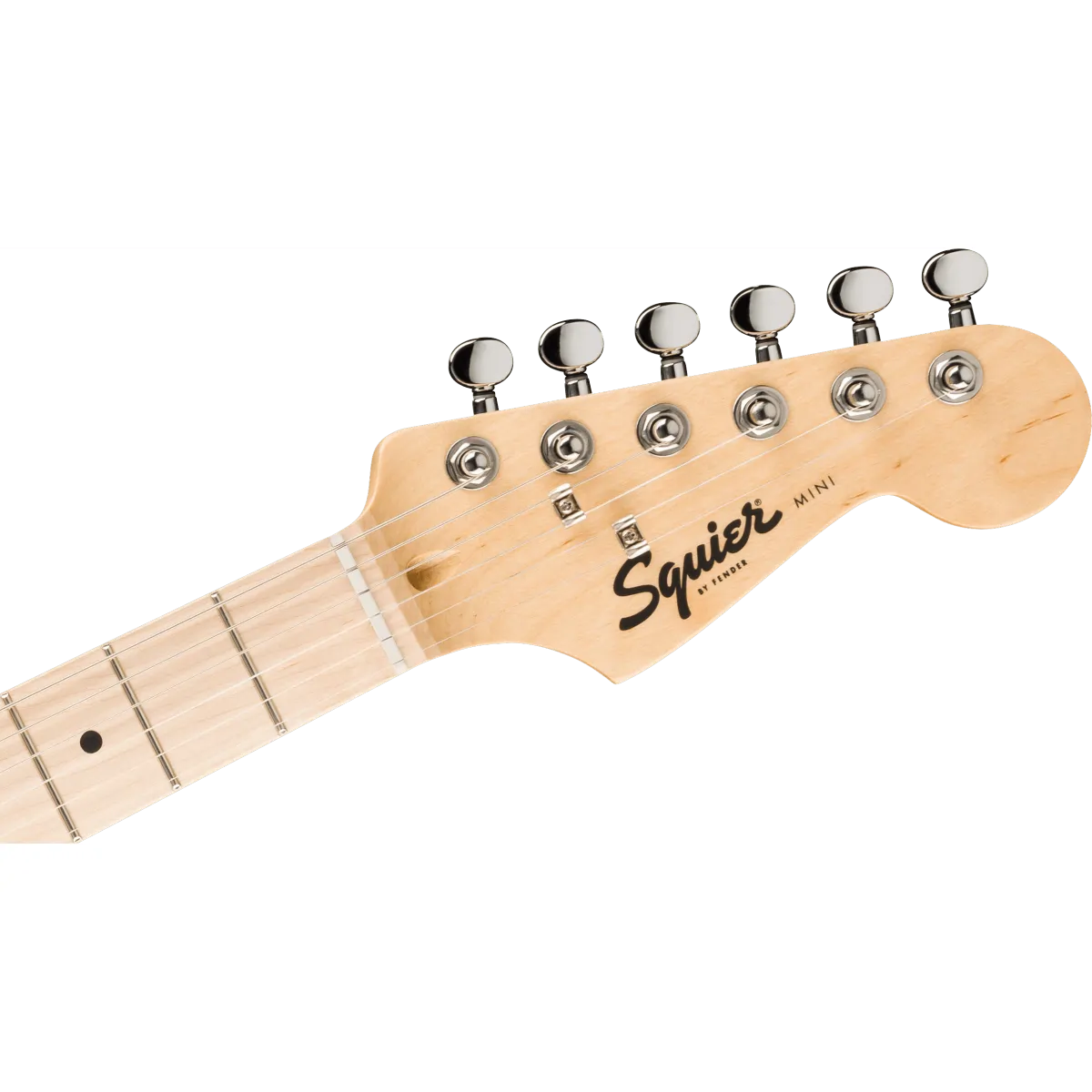 Squier Squier Mini Stratocaster Maple Fingerboard White Pickguard California Blue - zdjecie 4
