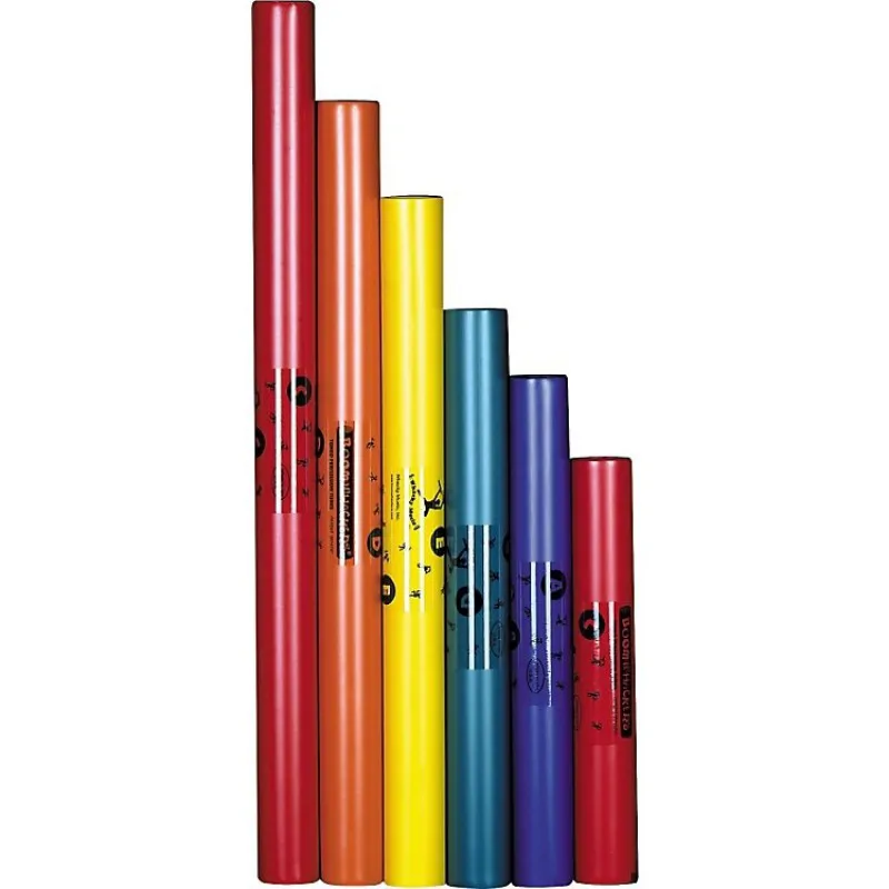 BOOMWHACKERS Bum Bum Rurki - zestaw pentatoniczny 6 rurek