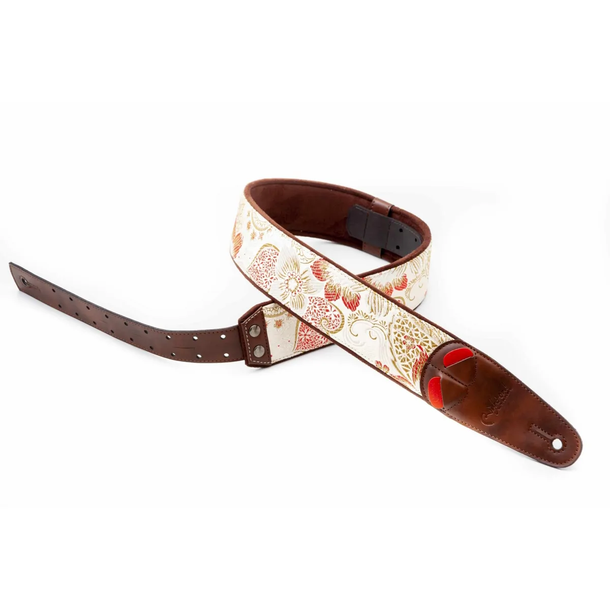 RightOn! Straps RightOn! Hokkaido Beige Mojo Pas do gitary - zdjecie 4