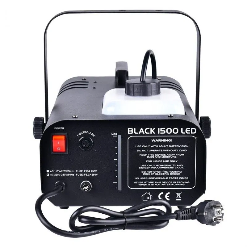 LIGHT4ME LIGHT4ME BLACK 1500 LED - wytwornica dymu - zdjecie 2