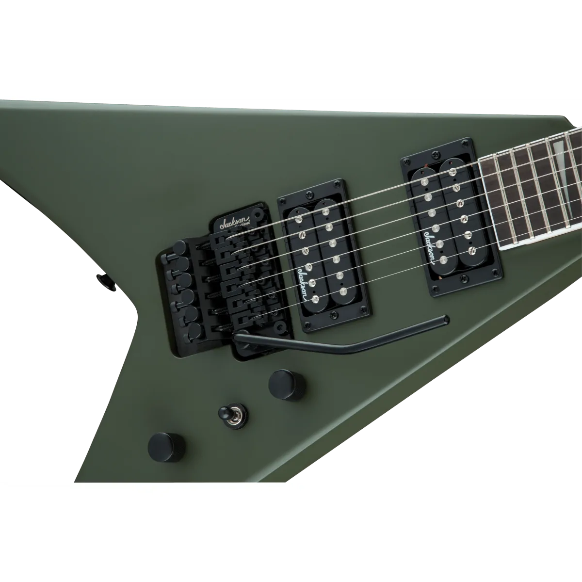 Jackson Jackson JS Series King V JS32 Amaranth Fingerboard Matte Army Drab - zdjecie 5