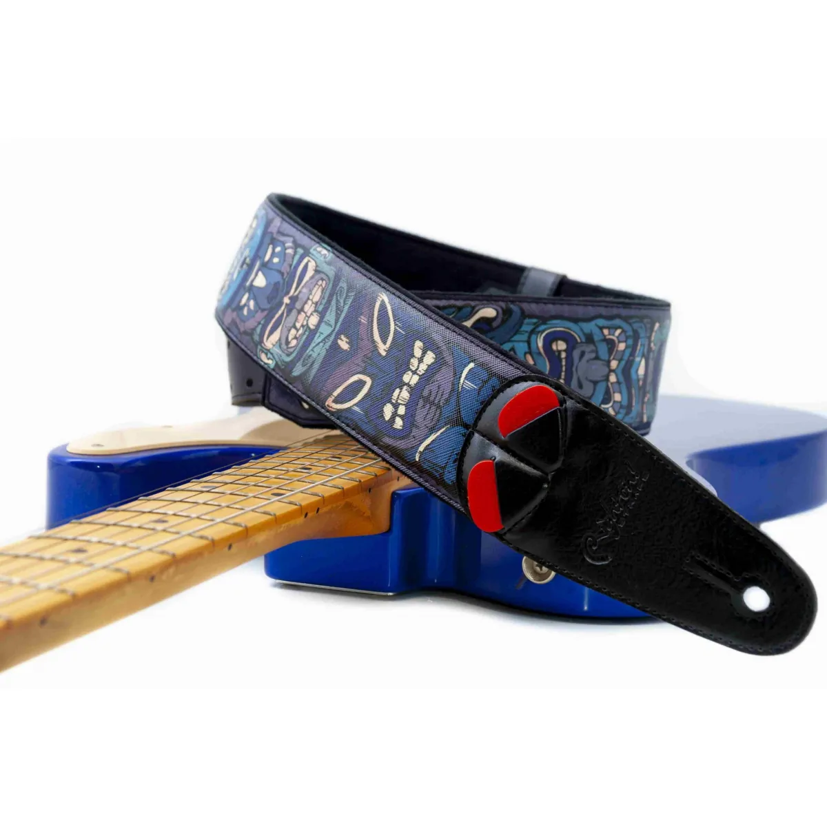 RightOn! Straps RightOn! Tiki Blue Mojo pas do gitary - zdjecie 6