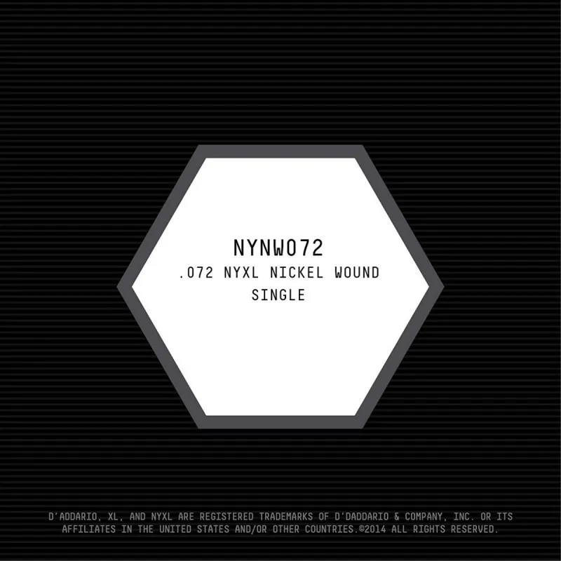 D'ADDARIO D'Addario NYXLNW072 struna pojedyncza 072 - zdjecie 2