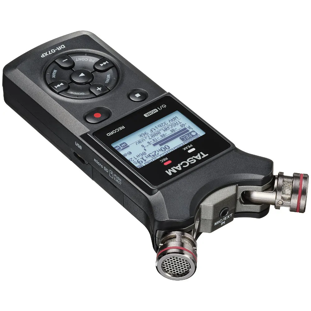 TASCAM Tascam DR-07XP - Przenośny rejestrator cyfrowy z interfejsem USB - zdjecie 3